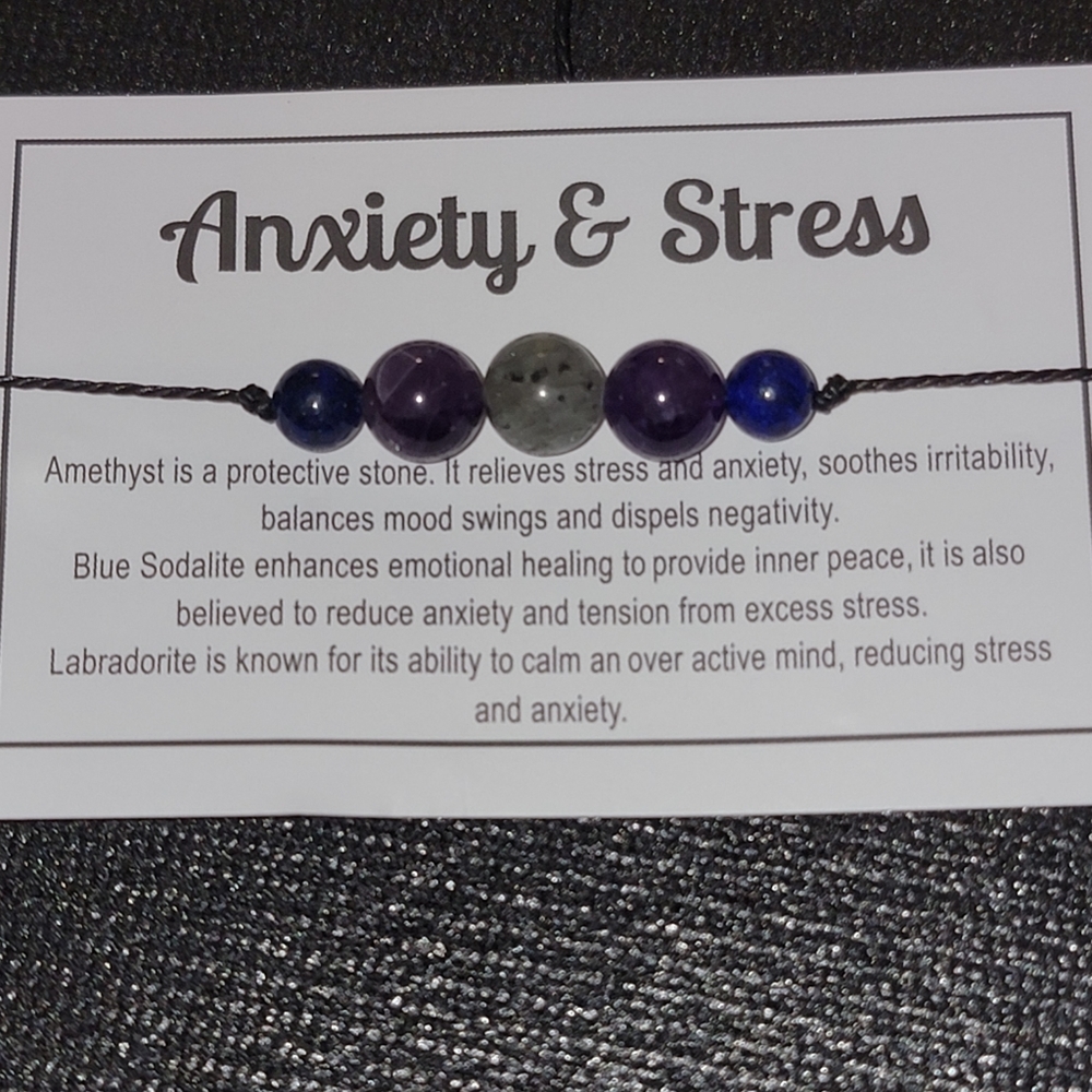 Anxiety and stress chakra bracelet
